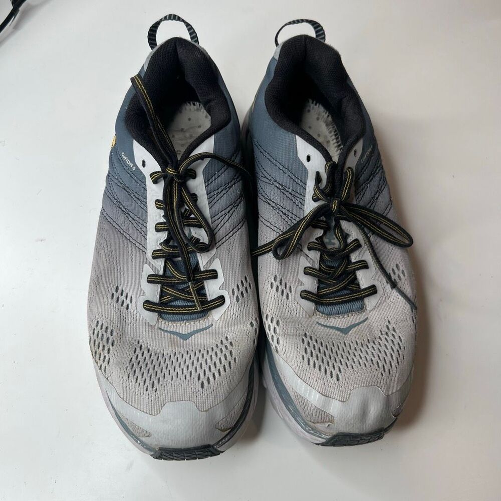 Hoka One One Clifton 6 running gray and black